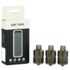 The Teslacigs ONE Tank is a 23.5mm diameter tank which is constructed by food-grade plastic, brings a safe vaping experience to vapers. It features 2ml e-liquid capacity and 0.2ohm coil resistance with easy top filling. Pack of 3