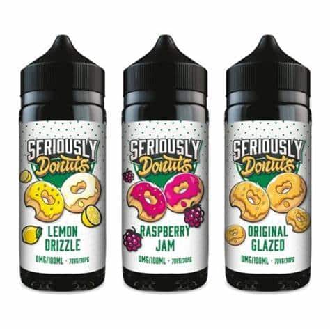 Doozy Seriously Donuts E-Liquid Line-Up