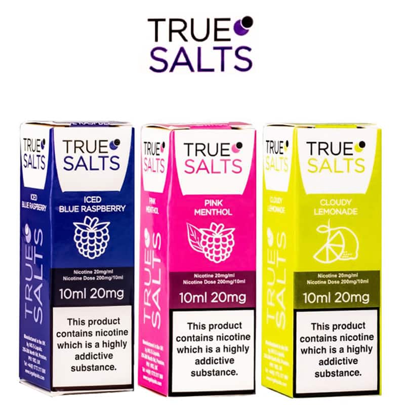 True Salts Nic Salts Lineup
