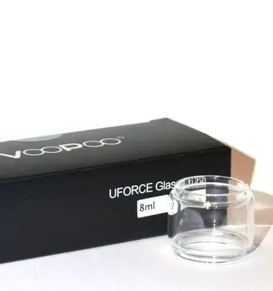 The VOOPOO Uforce 8ml glass tube means less time filling your tank and more time enjoying your vape.