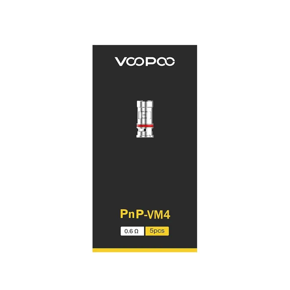 PnP-VM4 0.6 ohm copy Voopoo PnP VM4 0.6 ohm Replacement Coils