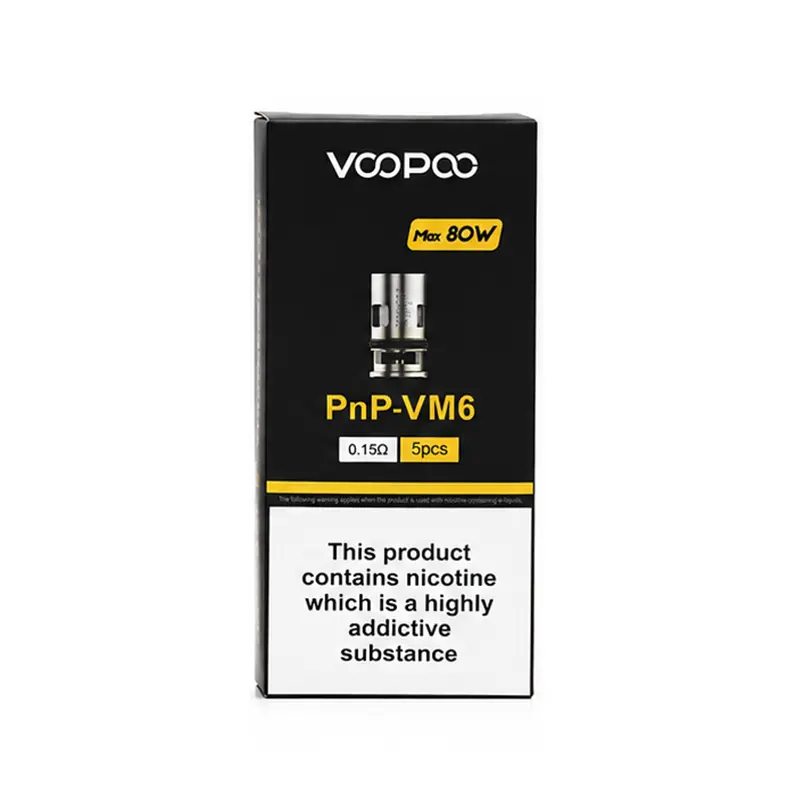 PnP-VM6 0.15 ohm Voopoo PnP VM6 0.15 ohm Replacement Coils