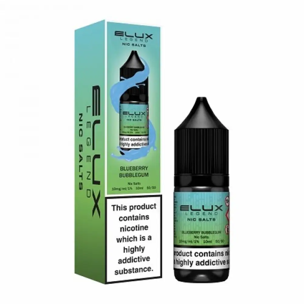Elux Legend Nic Salt e-liquid blueberry bubblegum flavour