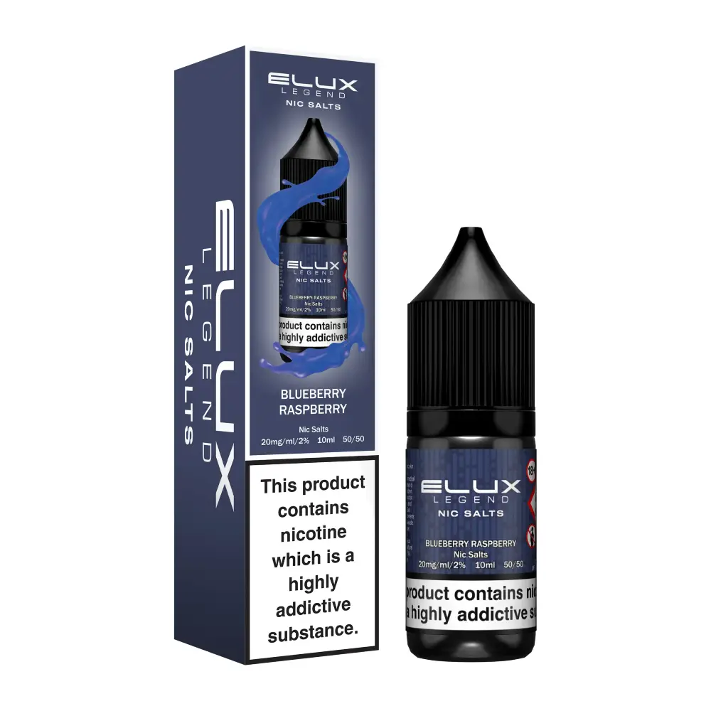 Elux Legend Nic Salt e-liquid Blueberry Raspberry flavour