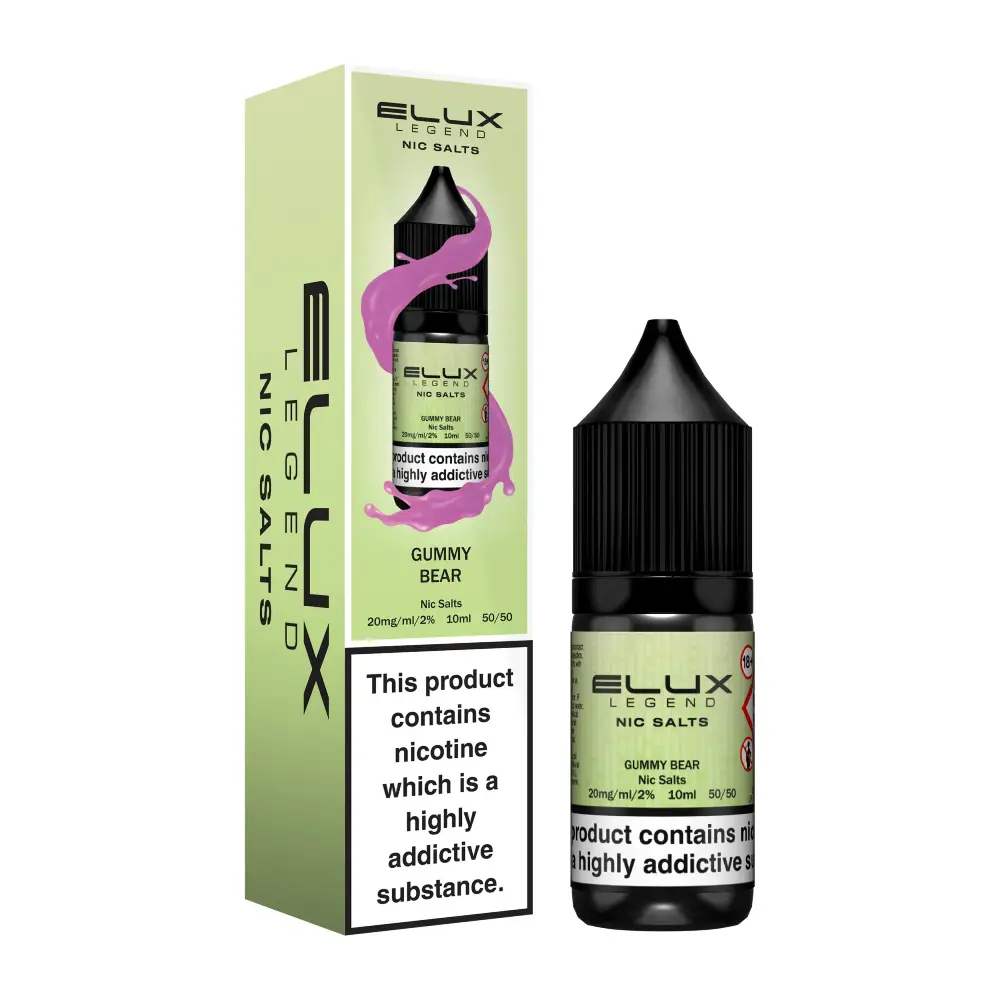 Elux Legend Nic Salt e-liquid Gummy Bear flavour