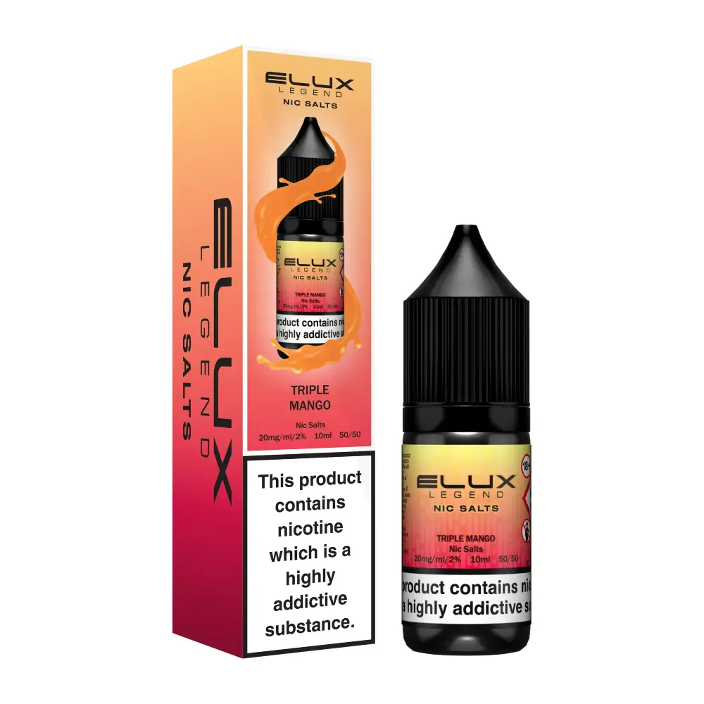 Elux Legend Nic Salt e-liquid Triple Mango flavour