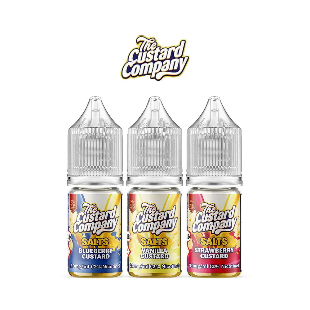 THE CUSTARD COMPANY NIC SALTS - PACK OF 10