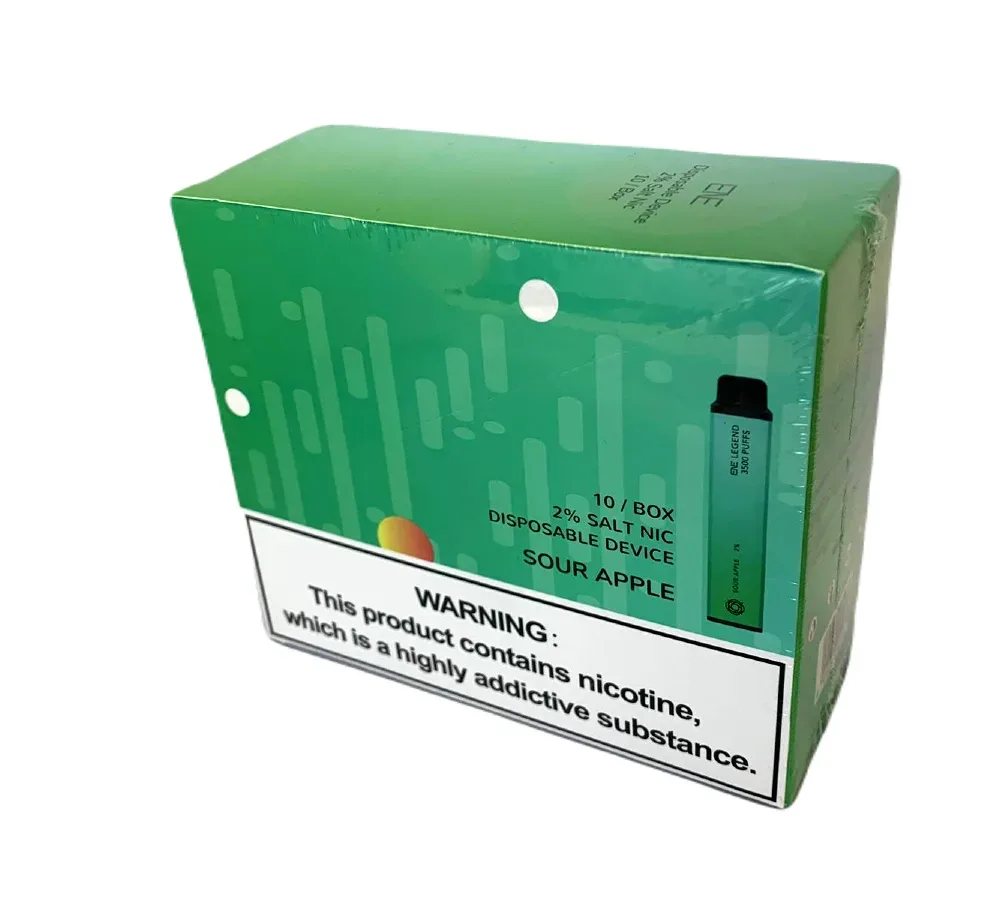 Elux Legend 3500 Sour Apple - Box of 10