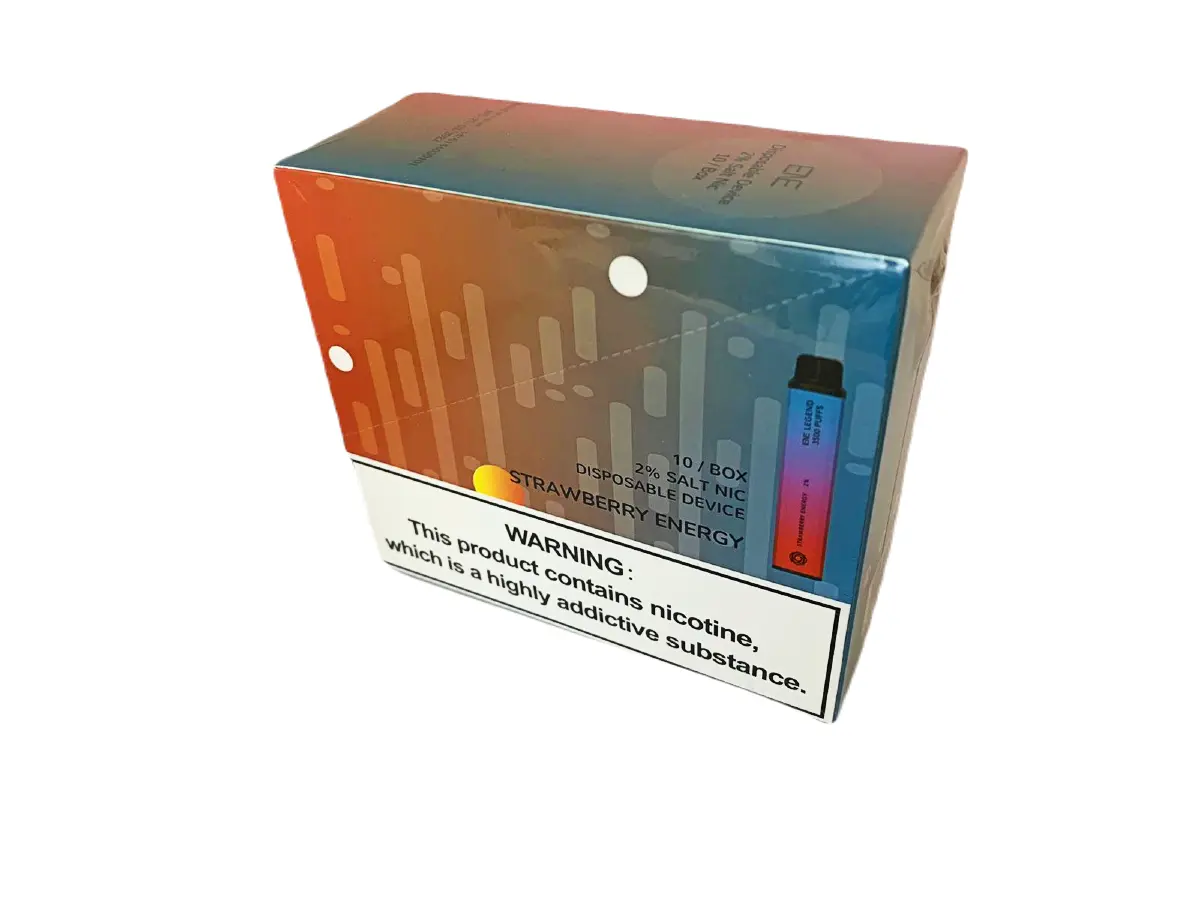 ELUX LEGEND 3500 STRAWBERRY ENERGY BOX OF 10 ELUX LEGEND 3500 STRAWBERRY ENERGY - BOX OF 10