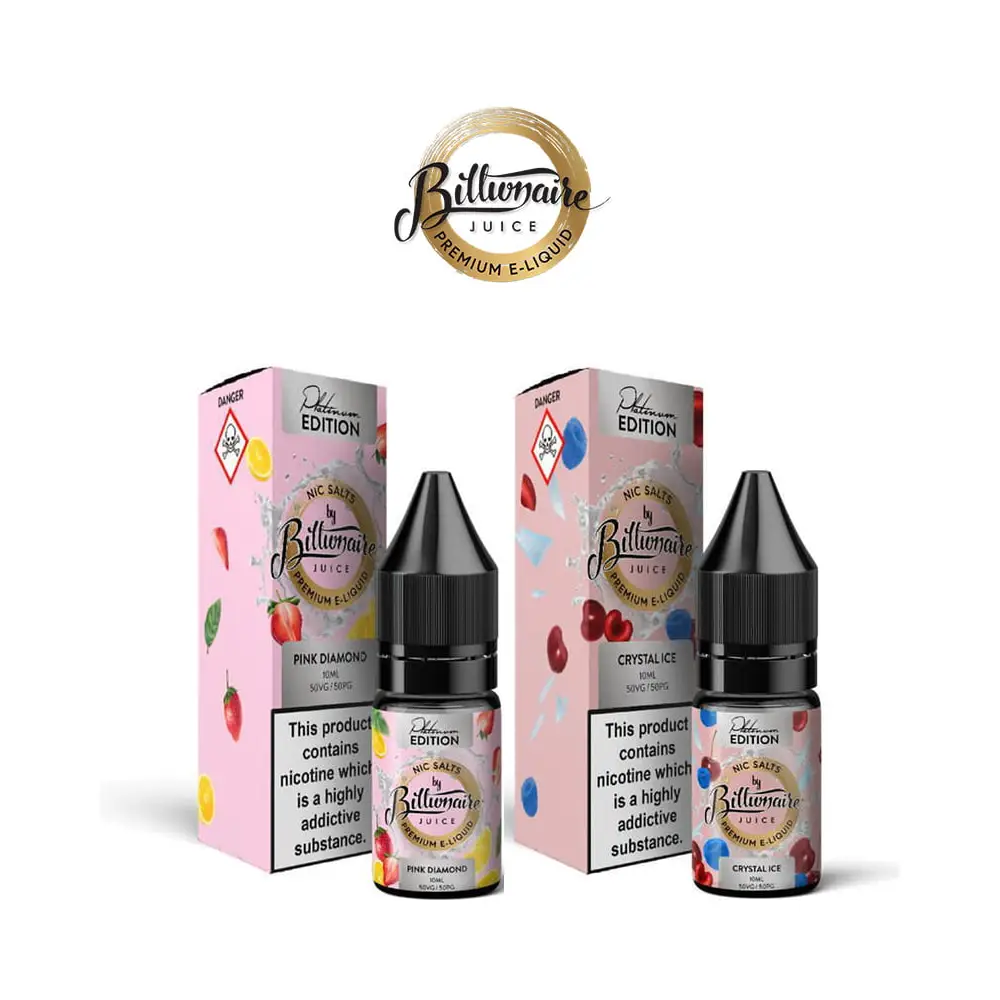 Billionaire Nic Salts Platinum Edition - Pack of 10