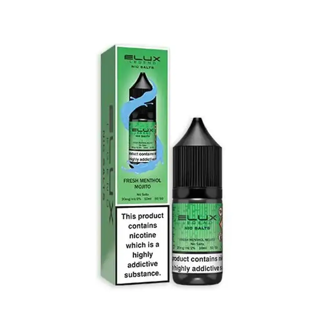 Elux Legend Nic Salt e-liquid Fresh Menthol Mojito flavour