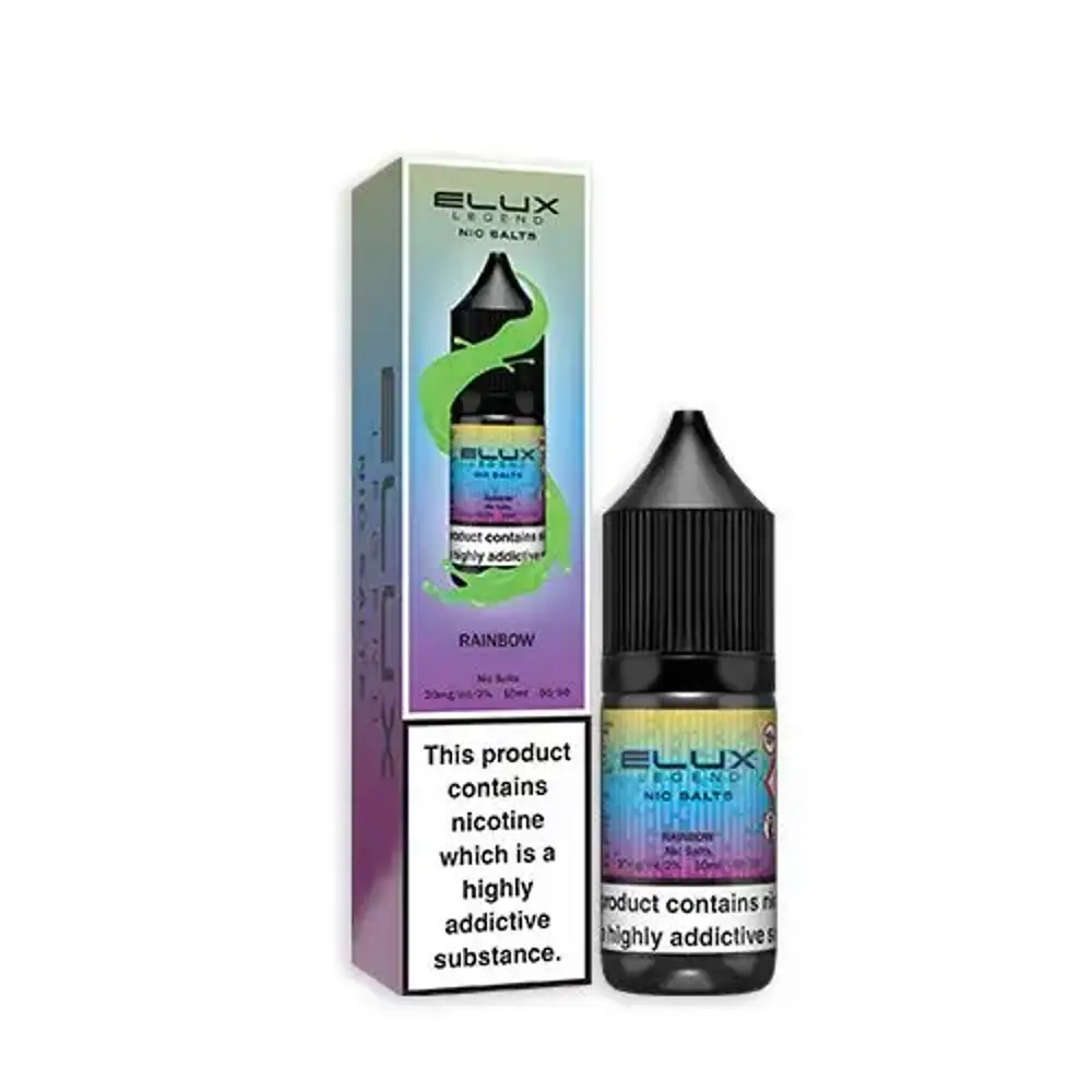 Elux Legend Nic Salt e-liquid Rainbow flavour