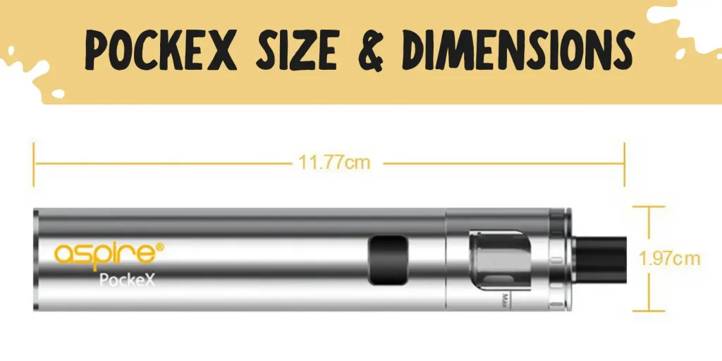 The device is shorter than most smartphones, measuring just 117 x 19.7mm, and fits neatly into most pockets. The PockeX uses the tried and tested single button operation and is super easy to use.