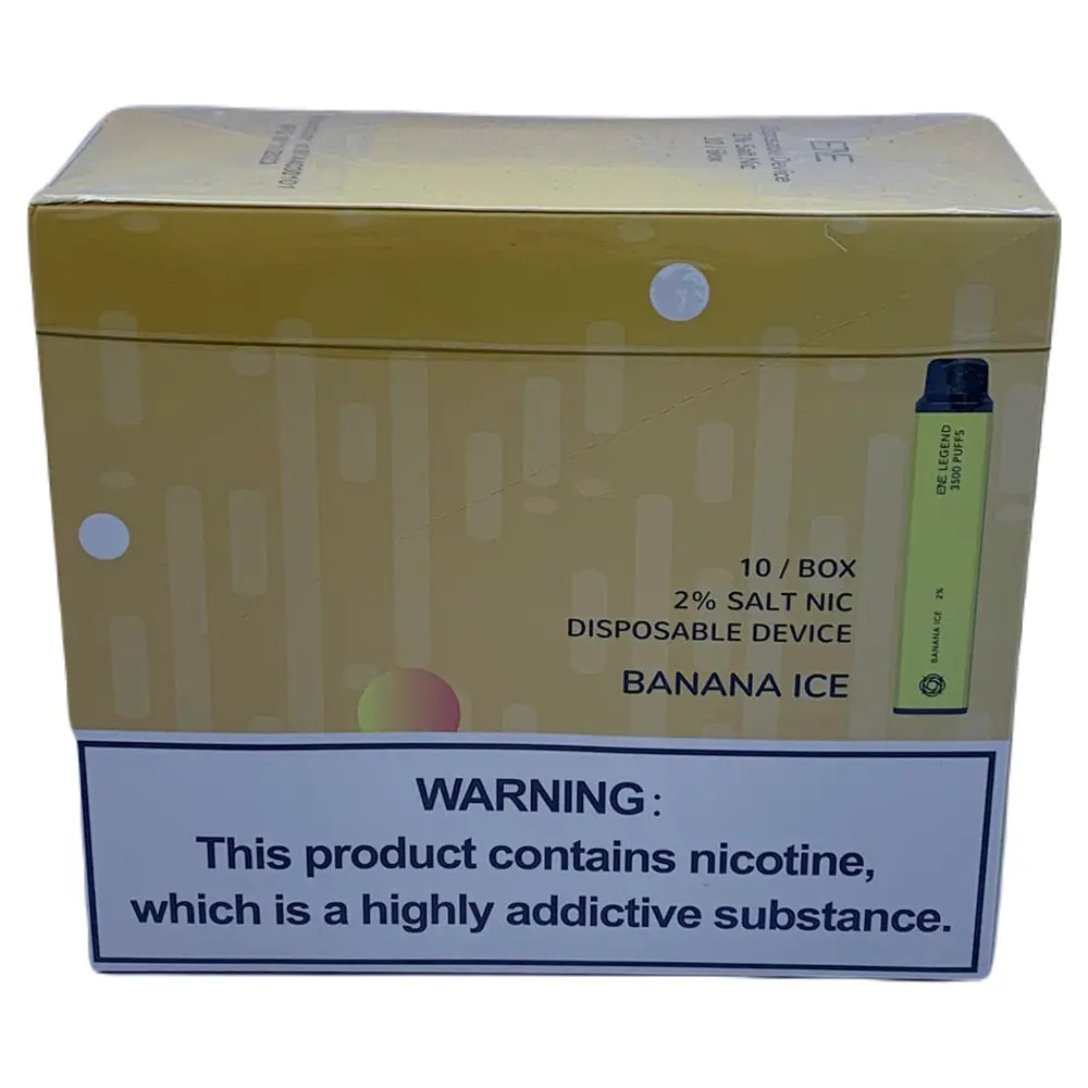 ELUX LEGEND 3500 - BOX OF 10 BANANA ICE