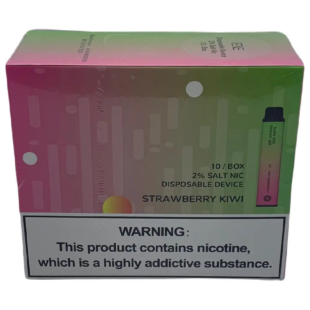 ELUX LEGEND 3500 - BOX OF 10 STRAWBERRY KIWI