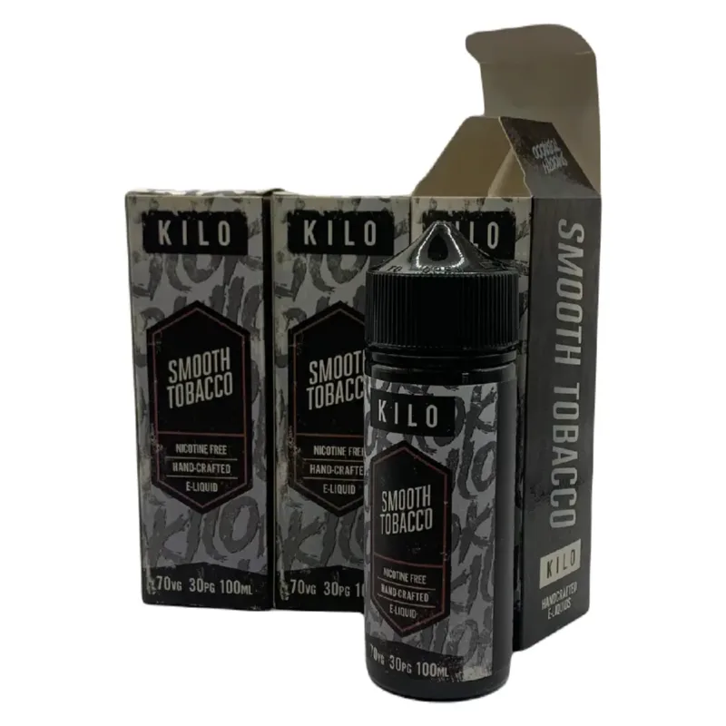 Kilo Smooth Tobacco 100ml Shortfill E-Liquid - Bundle of 3