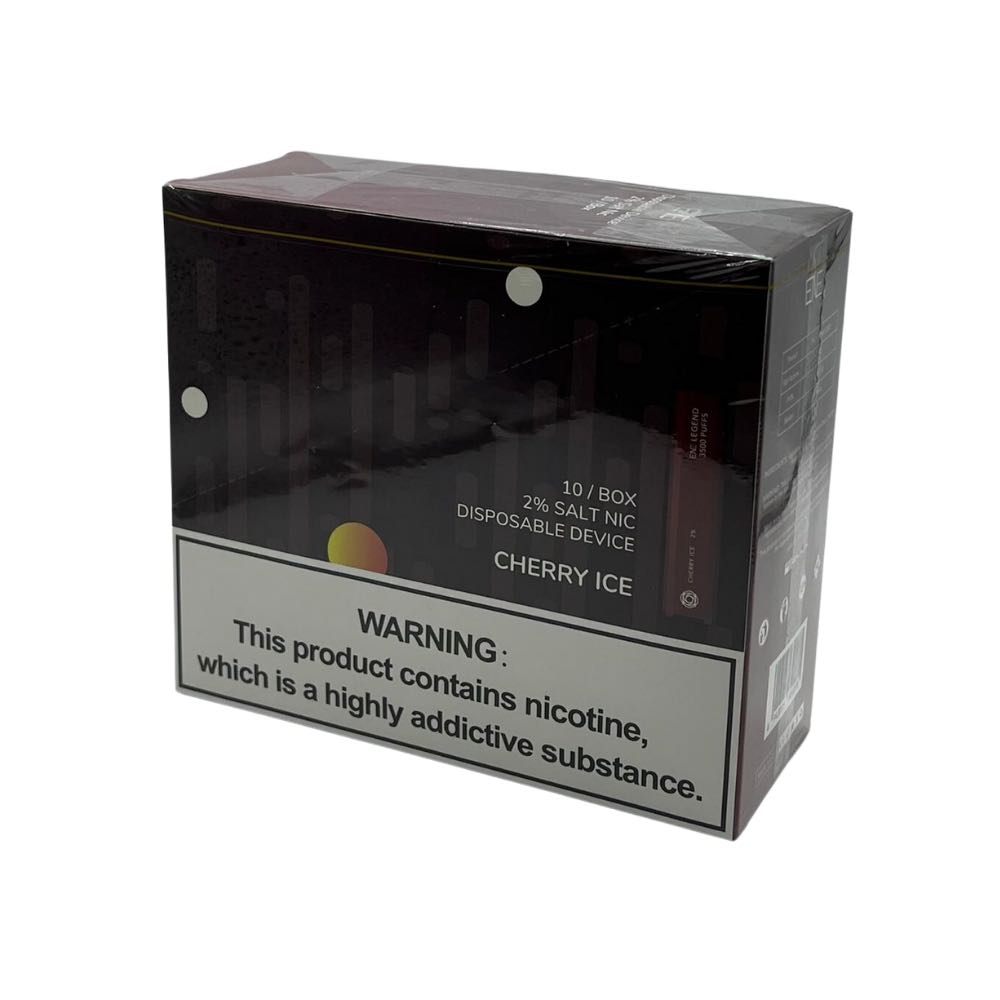 ELUX LEGEND 3500 CHERRY ICE BOX OF 10