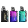 The Voopoo Argus P2 Pod Kit boasts an impressive 1100 mAh built-in battery offering a power range of up to 30W. Two Argus top-fill 2ml pods included.