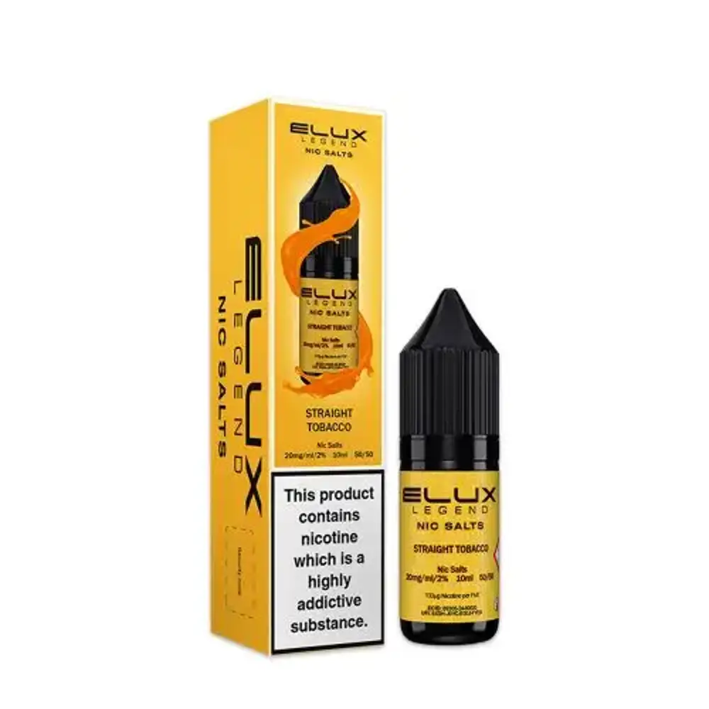 Elux Legend Nic Salt e-liquid Straight Tobacco flavour