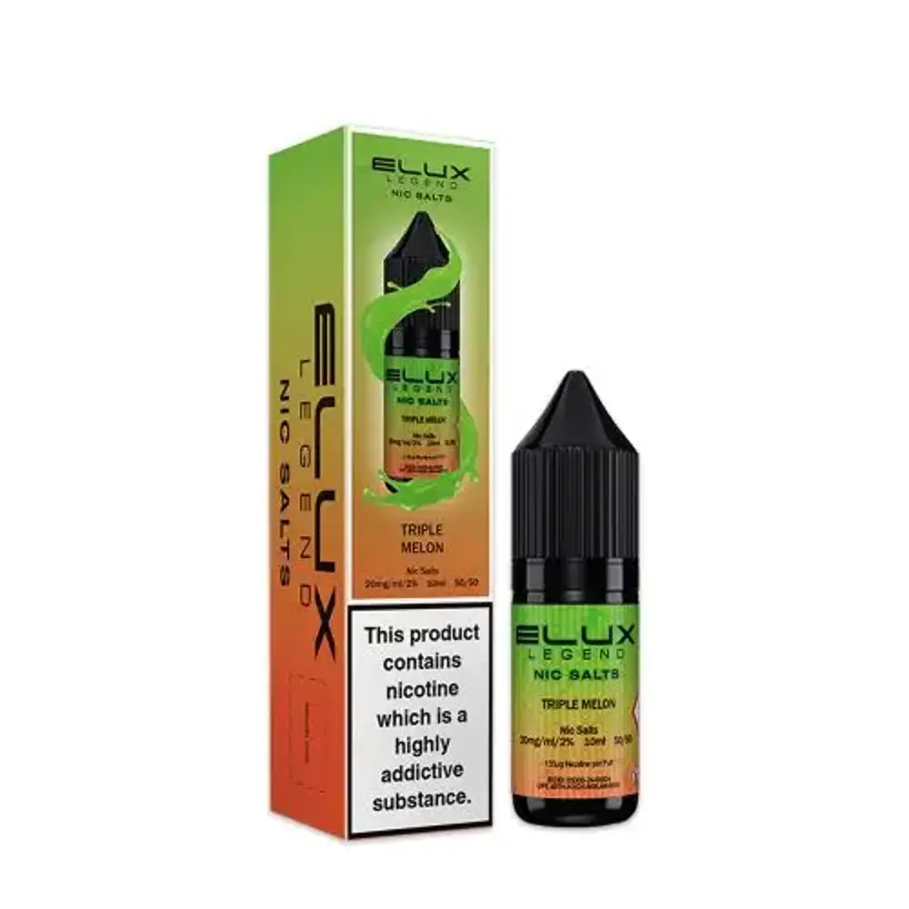 Elux Legend Nic Salt e-liquid Triple Melon flavour