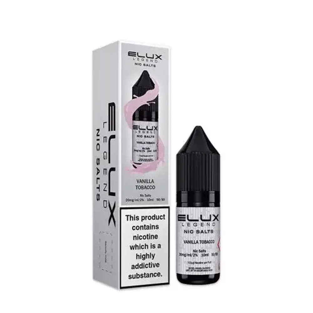 Elux Legend Nic Salt e-liquid Vanilla Tobacco flavour