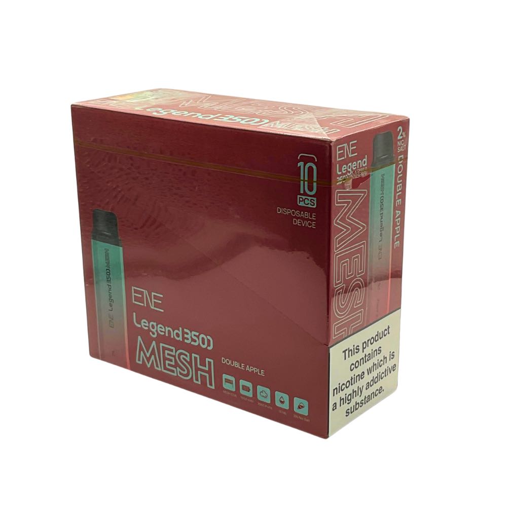 ELUX LEGEND 3500 MESH DOUBLE APPLE BOX OF 10 AT AN UNBEATABLE PRICE!