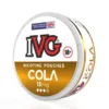 IVG NICOTINE POUCHES PACK OF 5 15MG COLA IVG Nicotine Pouches are a small, discreet pouch containing nicotine and flavouring that has been designed to provide users with a satisfying nicotine hit without the use of tobacco or vapes. 20 pouches per can. Excellent Value!