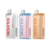 Vaporesso COSS Click Disposable Vape Pod Kit Rechargeable Refillable Disposable Pod Kit 10ml Removeable E-Liquid Bottle 20mg Nic Salt E-Liquid Built-In 600mAh Battery Up To 6000 Puffs Built-In 2ml Refillable Pod USB-C Charging
