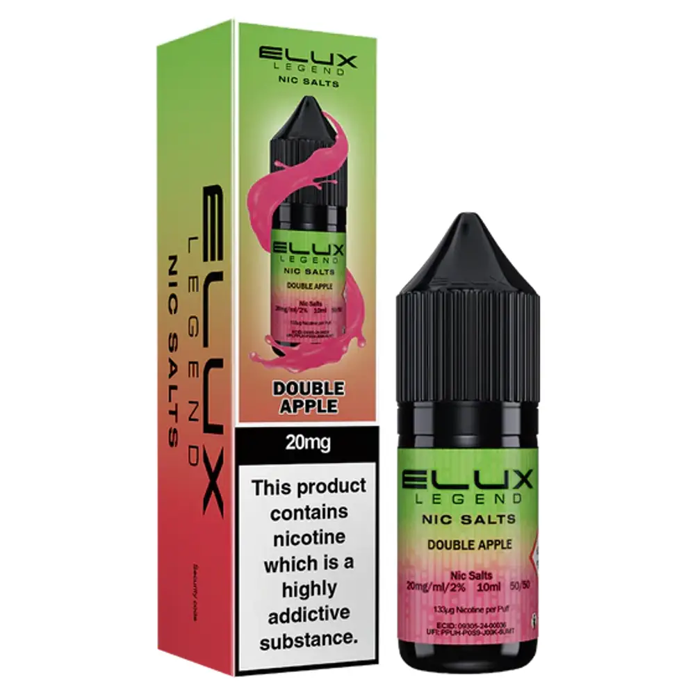 Elux Legend Nic Salt e-liquid Double Apple flavour