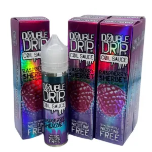 Double Drip Coil Sauce Raspberry Sherbet 50ml E-Liquid - Clearance Bundle of 5 at an unbeatable price!