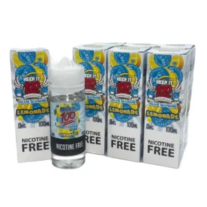 Keep It 100 Blue Slushie Lemonade 100ml E-Liquid - Clearance Bundle of 7 at an unbeatable price!