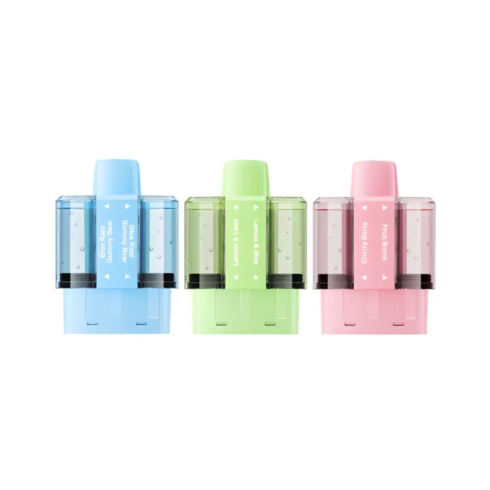 Crystal Pro Switch 30K Prefilled Replacement Pods for extended use, providing up to 30,000 puffs. When your e-liquid runs out, simply replace the whole pod and refill container with a new one. Enjoy dual-flavour switching for a dynamic vaping experience, and explore a variety of premium flavour combinations. Fully TPD compliant, this device meets UK regulations for safety and reliability.