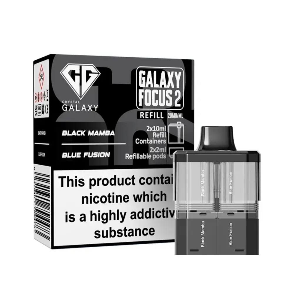 Crystal Galaxy Focus 2 30K Pre-Filled Pods Crystal Galaxy Focus 2 30K Pre-Filled Pods