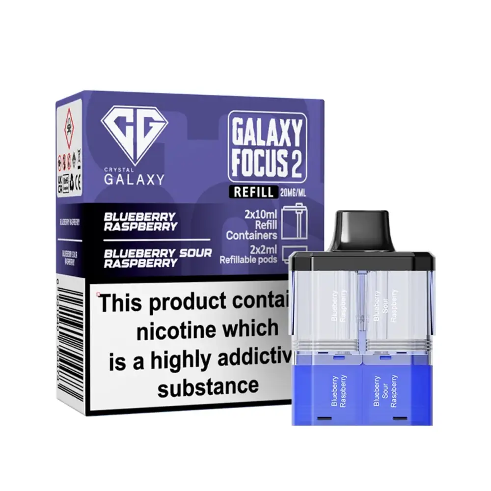 Crystal Galaxy Focus 2 30K Pre-Filled Pods Crystal Galaxy Focus 2 30K Pre-Filled Pods