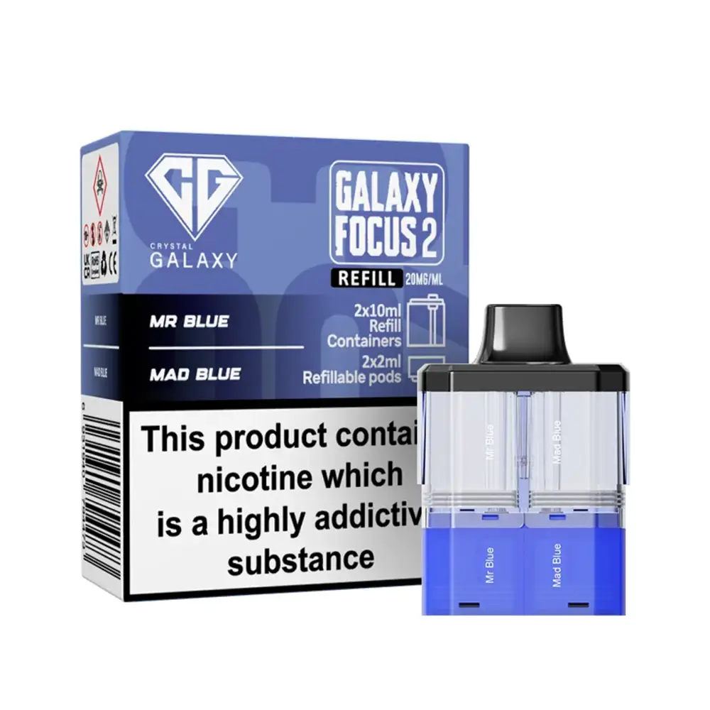 Crystal Galaxy Focus 2 30K Pre-Filled Pods Crystal Galaxy Focus 2 30K Pre-Filled Pods