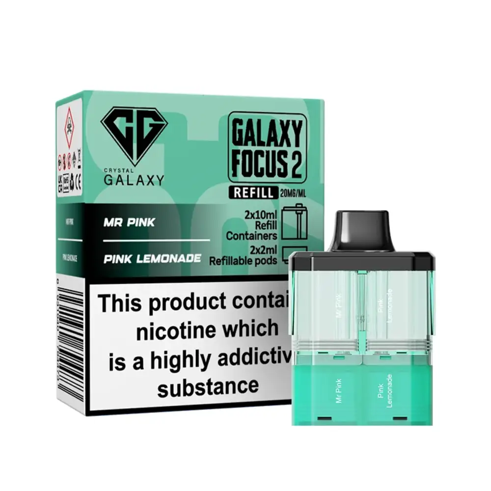 Crystal Galaxy Focus 2 30K Pre-Filled Pods Crystal Galaxy Focus 2 30K Pre-Filled Pods