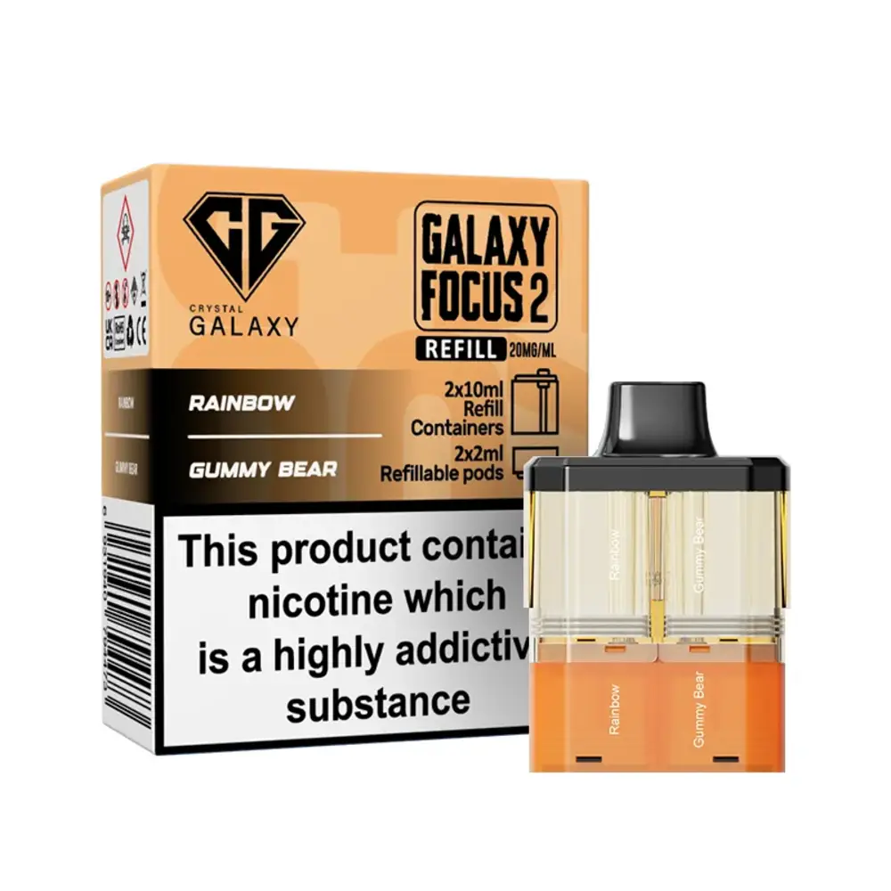 Crystal Galaxy Focus 2 30K Pre-Filled Pods Crystal Galaxy Focus 2 30K Pre-Filled Pods