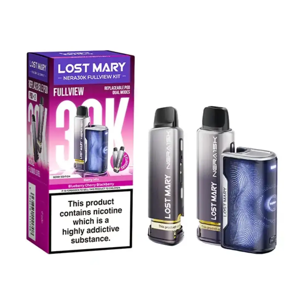 Lost Mary Nera 30k Pre-Filled Pod Vape Kit - Berry Edition