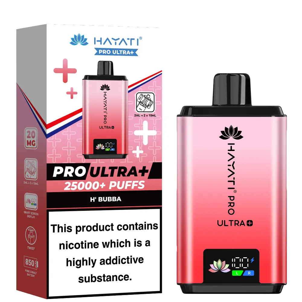 Hayati Pro Ultra Plus 25000 Hubba Bubba flavour