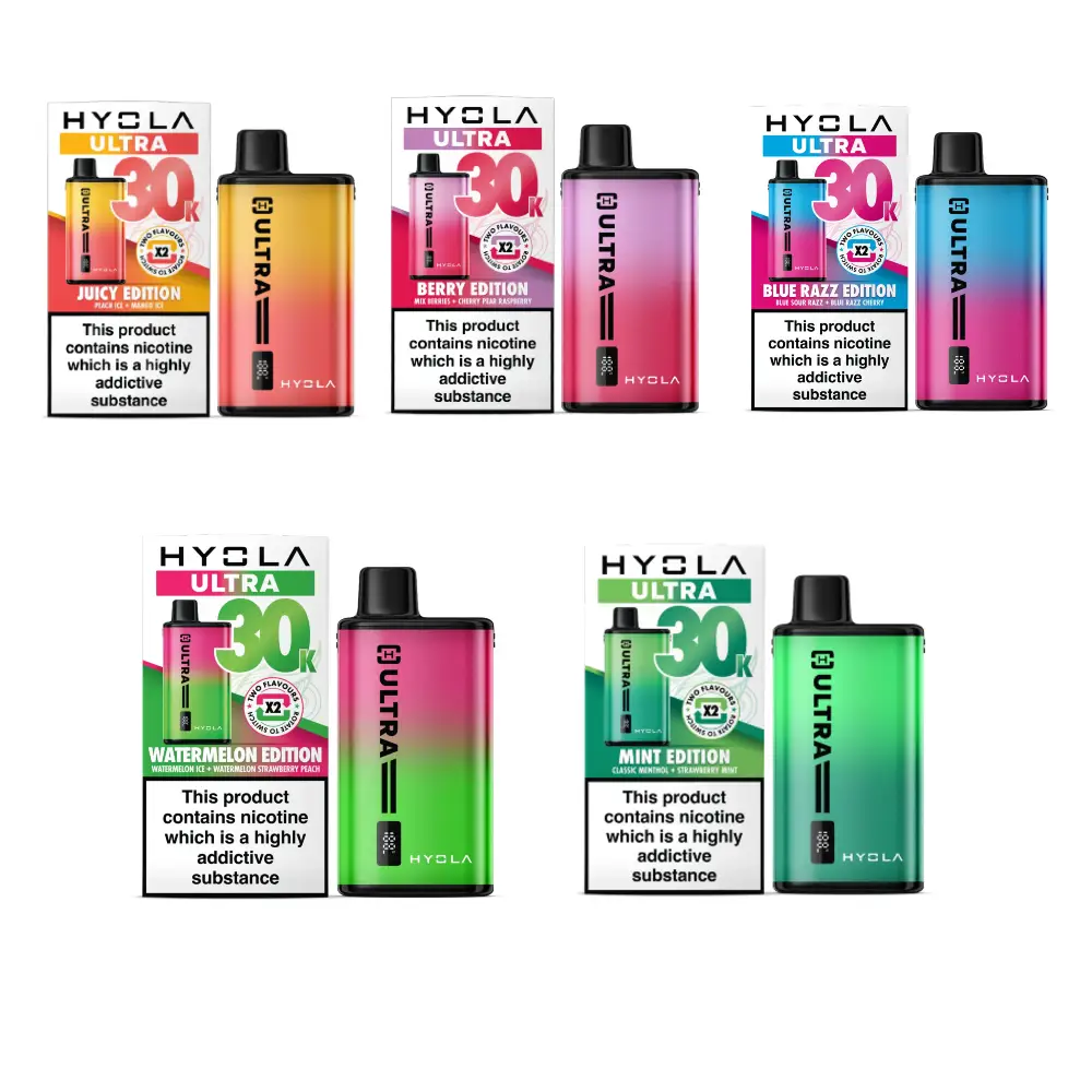 Hyola Ultra 30K Prefilled Pod Vape Kit - Box of 5 Mixed