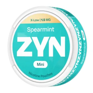 ZYN Nicotine Pouches - Pack of 5 1.5mg Spearmint
