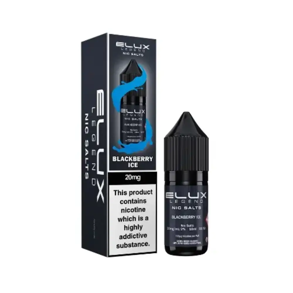 Elux Legend Nic Salt e-liquid Blackberry Ice flavour