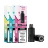 Hayati Pro Max Plus 6000 Prefilled Pods Each pod delivers up to 6000 puffs with 10ml of 20mg nicotine salt e-liquid, designed for use with the Hayati Pro Max Plus 6K Kit. Built-in mesh coil technology ensures smooth vapour and bold flavour in a leak-proof, travel-friendly design.