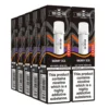 SKE Crystal Pro Prefilled Pods - Box of 10 For use with the SKE Crystal Pro Pod Kit, —featuring 2ml nic salt, mesh coil tech, 600 puffs, and a wide range of fruity and icy blends.