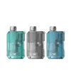 Aspire Gotek X3 Pod Kit - featuring a translucent cyber-style finish. The device includes a 1200mAh rechargeable battery, USB Type-C fast charging, and a battery level screen. It supports three wattage modes (Eco, Normal, Max), bottom airflow adjustment, and inhale or button activation. Comes with a refillable 0.6Ω mesh coil pod