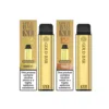 Gold Bar XL Prefilled Pod Vape Kit offers up to 10,000 puffs with a 1300mAh rechargeable battery, USB-C fast charging, and a dual tank system (2ml pod + 10ml internal reservoir). Built with mesh coil technology and 20mg nic salt for smooth, flavour-rich vaping. Leak-proof and TPD-compliant.