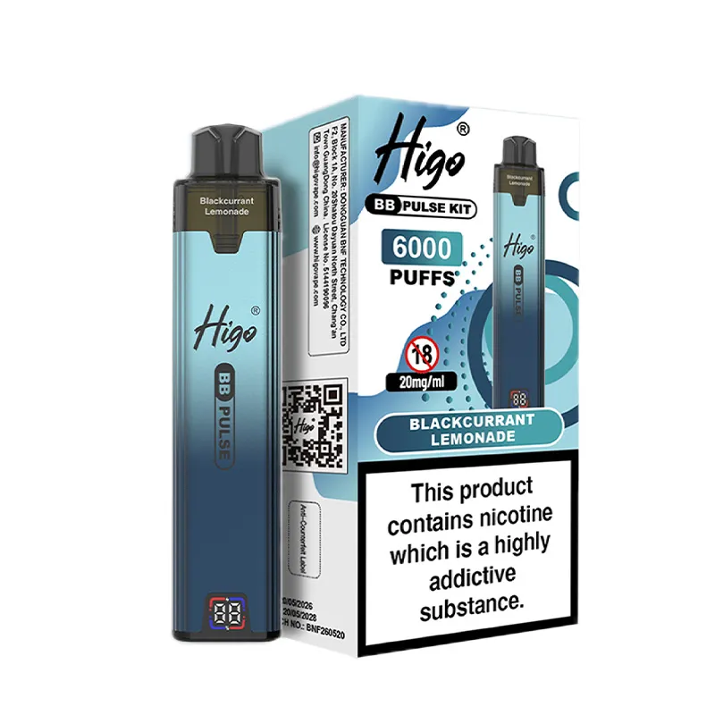 BLACKBURRANT LEMONADE BY HIGO BB PULSE 6000 BLACKBURRANT LEMONADE BY HIGO BB PULSE 6000