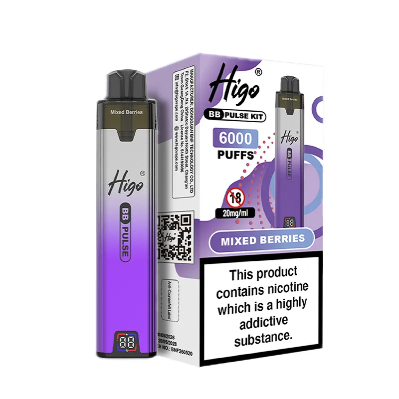 MIXED BERRIES BY HIGO BB PULSE 6000 MIXED BERRIES BY HIGO BB PULSE 6000