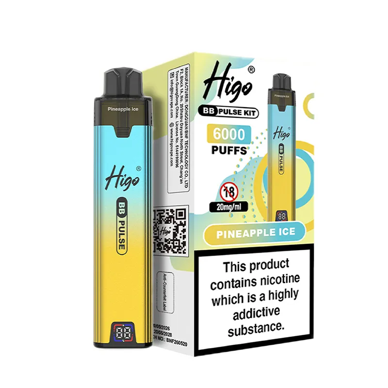 PINEAPPLE-ICE BY HIGO BB PULSE 6000 PINEAPPLE-ICE BY HIGO BB PULSE 6000