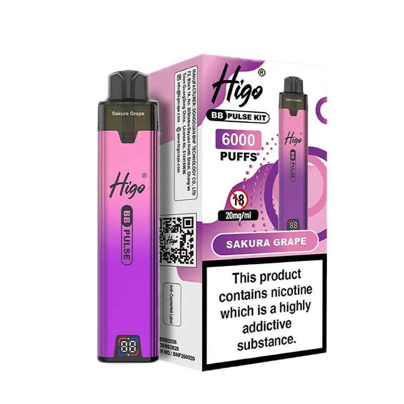 SAKURA-GRAPE BY HIGO BB PULSE 6000 SAKURA-GRAPE BY HIGO BB PULSE 6000